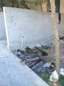 Booby trap making supplies (Photo: Hawzhin Azeez)